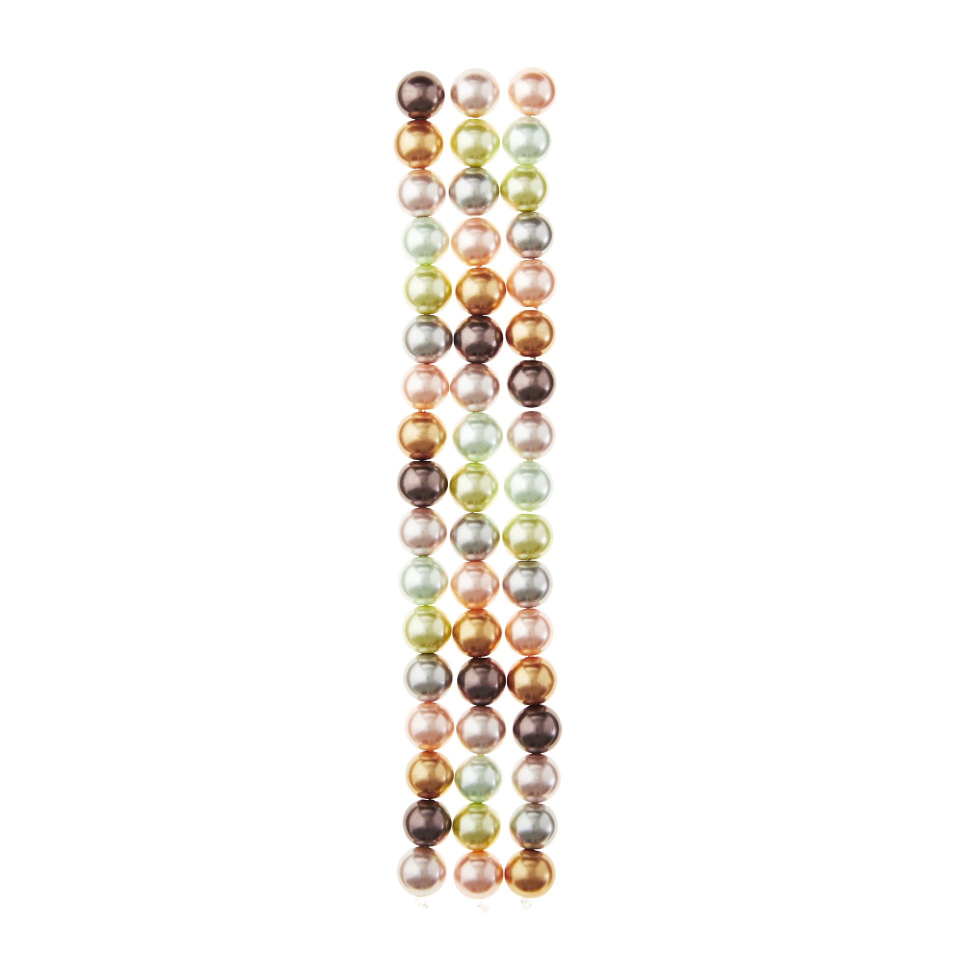 slide 3 of 3, Multicolored Glass Pearl Beads, 10mm By Bead Landing, 10mm
