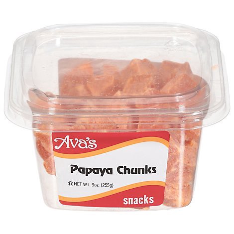 slide 1 of 1, AVA Papaya Chunks- 9 oz, 9 oz