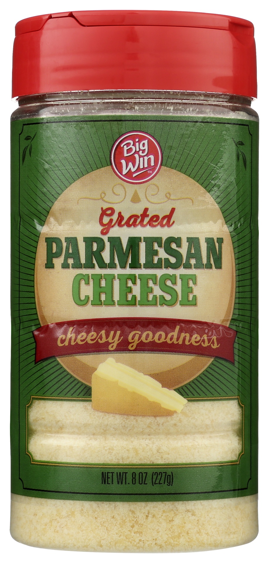 slide 1 of 4, Big Win Grated Parmesan Cheese, 8 oz