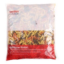 slide 1 of 1, GFS Rainbow Rotini, 80 oz