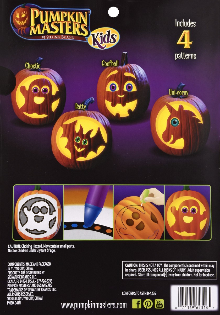 slide 9 of 9, Pumpkin Masters Kids Pumpkin Carving Kit, 1 ct