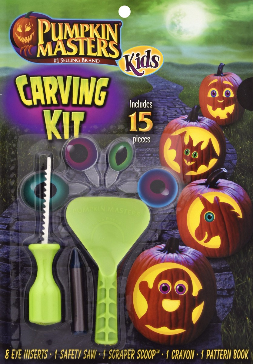 slide 8 of 9, Pumpkin Masters Kids Pumpkin Carving Kit, 1 ct