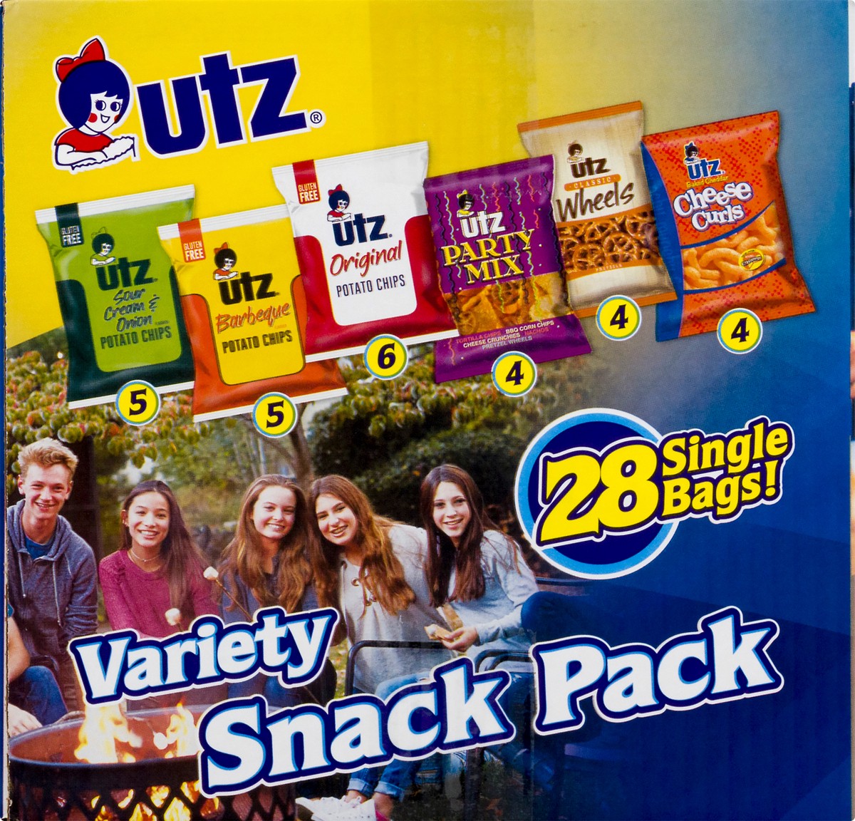 slide 5 of 7, Utz 28 ct Utz Snack Pack Variety Box, 28 ct