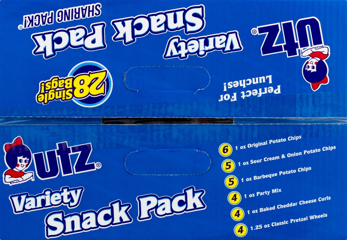 slide 7 of 7, Utz 28 ct Utz Snack Pack Variety Box, 28 ct