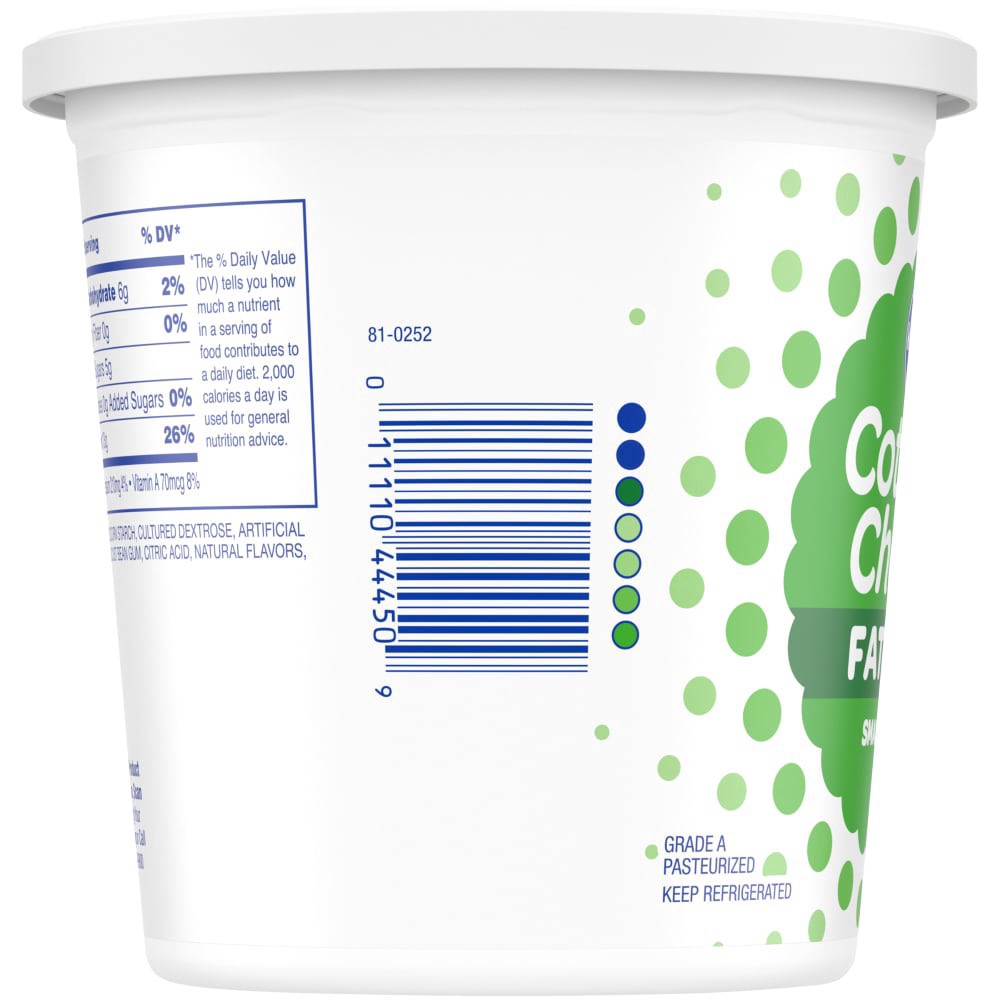 slide 5 of 5, Kroger Fat Free Small Curd Cottage Cheese, 24 oz