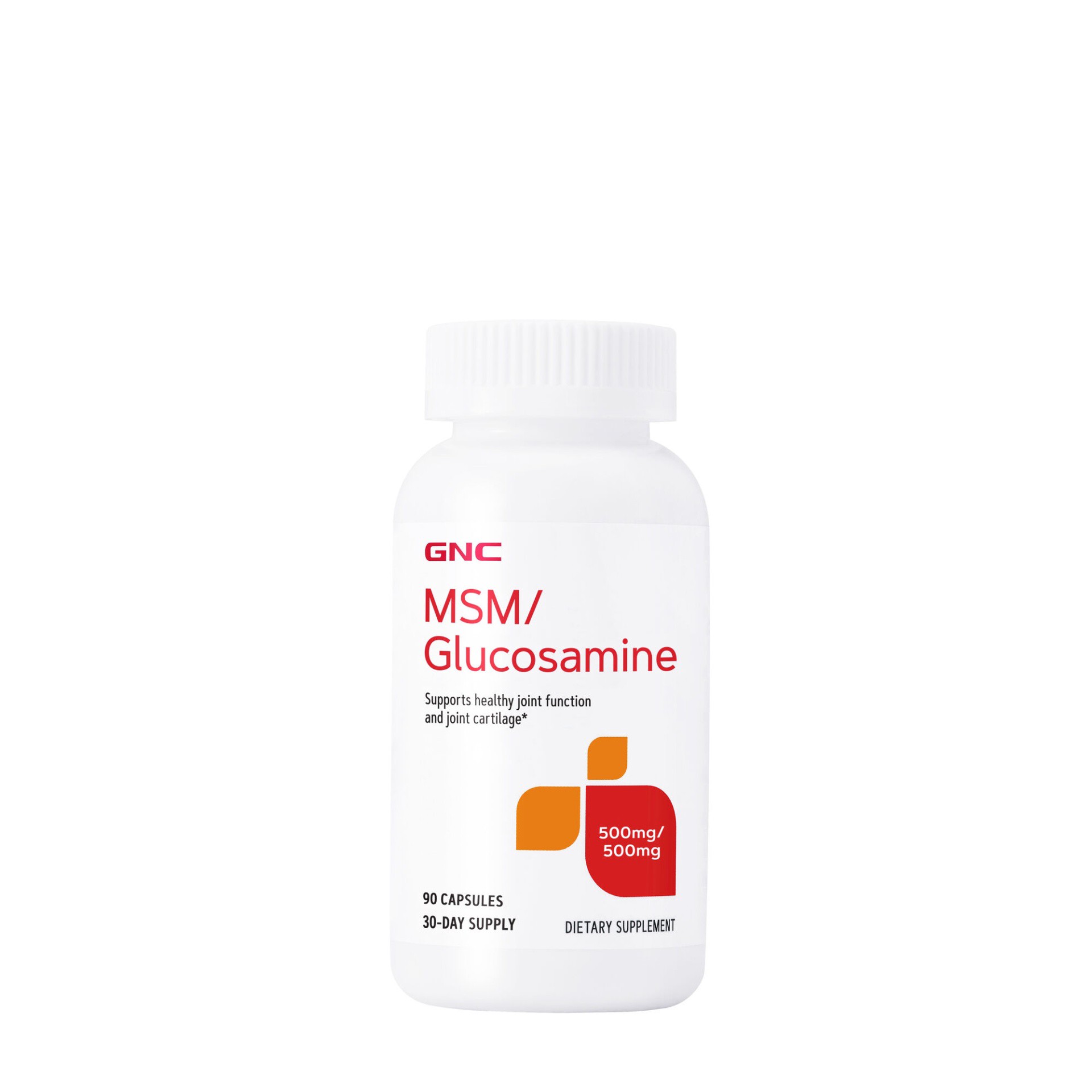 slide 1 of 1, GNC MSM/Glucosamine, 90 ct