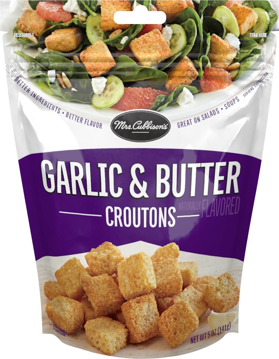 slide 2 of 3, Mrs. Cubbison's Butter & Garlic Croutons 5 oz, 5 oz