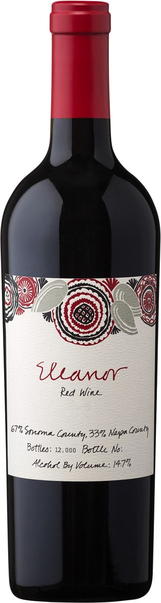 slide 5 of 6, Eleanor Red Wine 750 ml, 750 ml