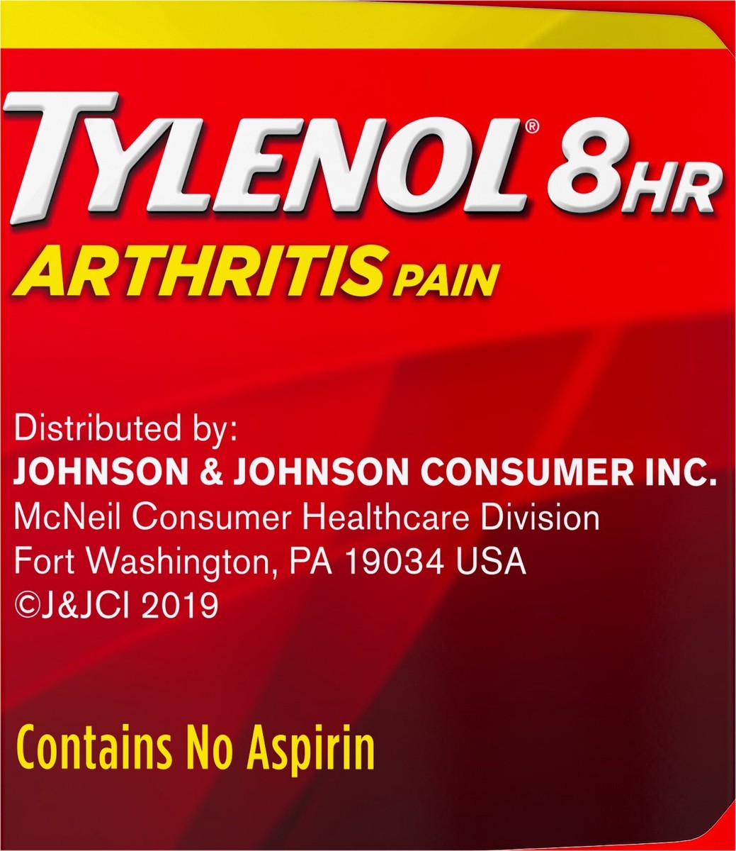 slide 4 of 11, Tylenol 8 Hour Arthritis Pain Relief Extended-Release Tablets, 650 mg Acetaminophen, Joint Pain Reliever & Fever Reducer Medicine, Oral Pain Reliever for Arthritis & Joint Pain, 225 Count, 225 ct