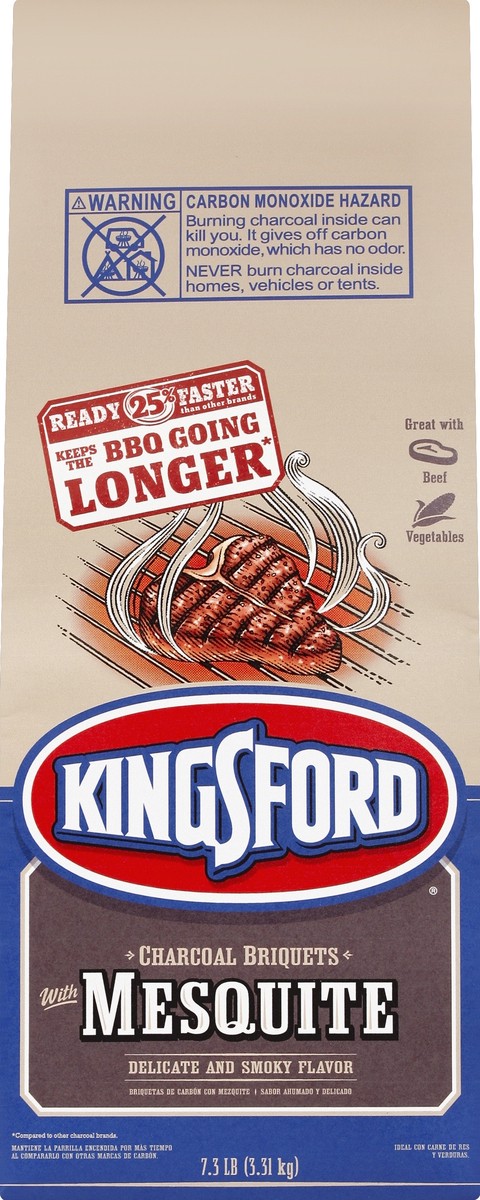 slide 3 of 5, Kingsford Charcoal Briquets 7.3 lb, 7.3 lb