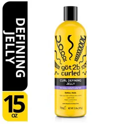 Göt2b Curled Curl Defining Jelly, Wavy, Curly, Coily Hair, Light Hold Frizz Control, 15 oz