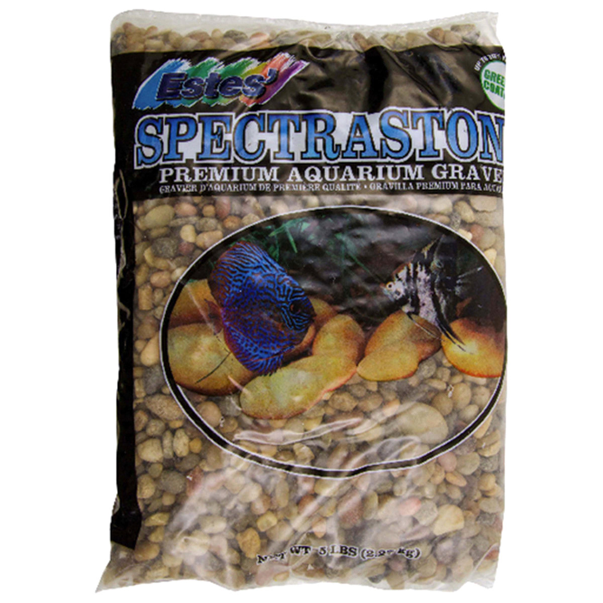 slide 1 of 2, ESTES Spectrastone Aquarium Gravel, Swift Creek, 5 lb