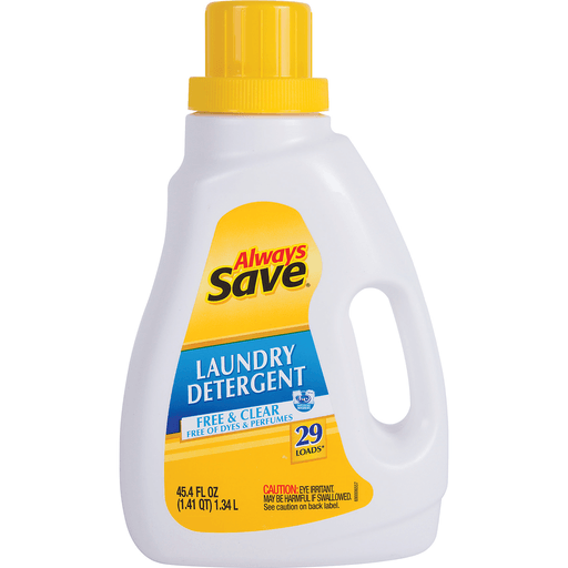 slide 1 of 1, Always Save Free & Clear Liquid Laundry Detergent, 45.4 oz