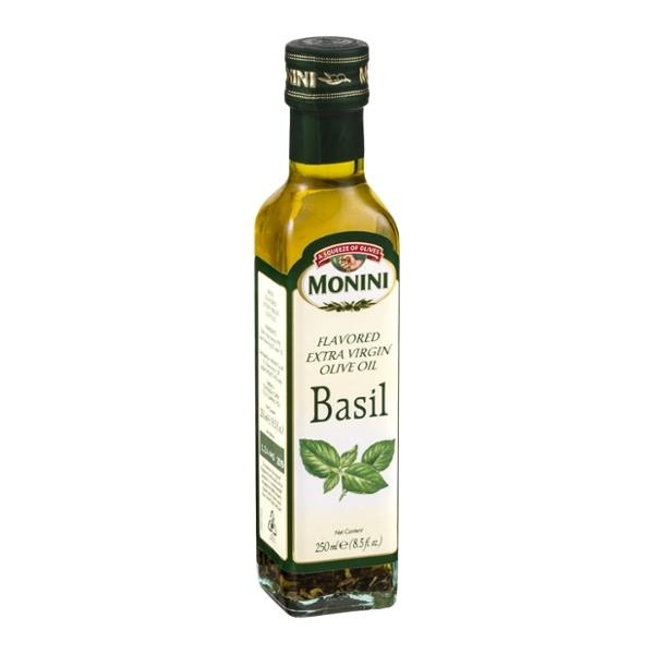 slide 1 of 1, Monini Basil Extra Virgin Olive Oil, 8.5 fl oz