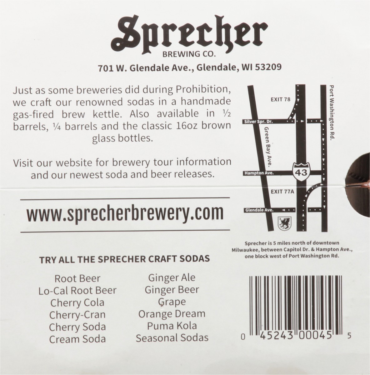 slide 4 of 9, Sprecher Orange Dream Craft Soda 4-16 fl oz Bottles, 4 ct