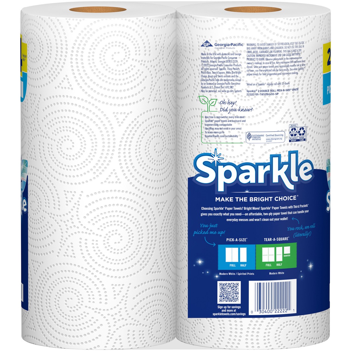 slide 3 of 5, Sparkle Paper Towel, 2 ct