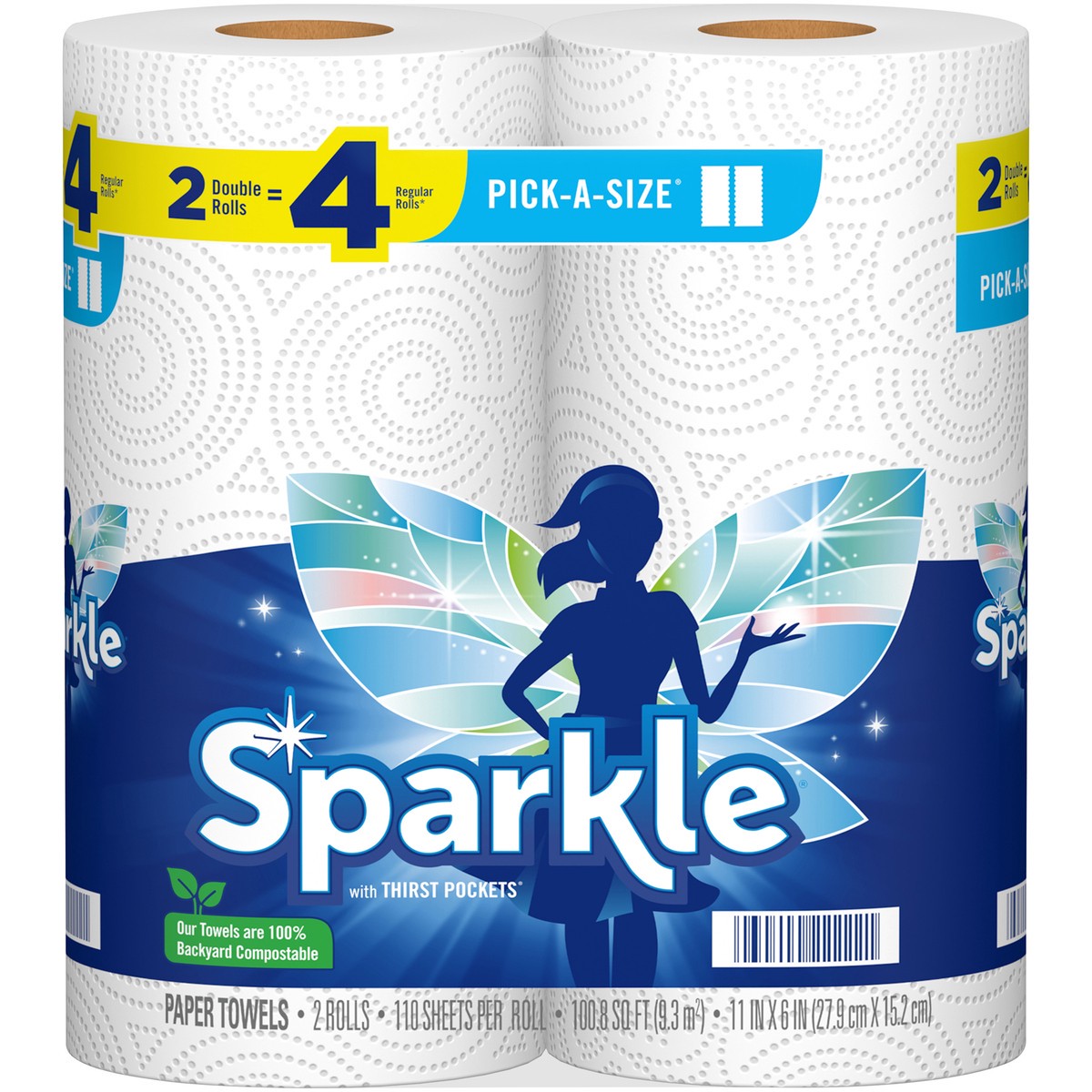 slide 4 of 5, Sparkle Paper Towel, 2 ct