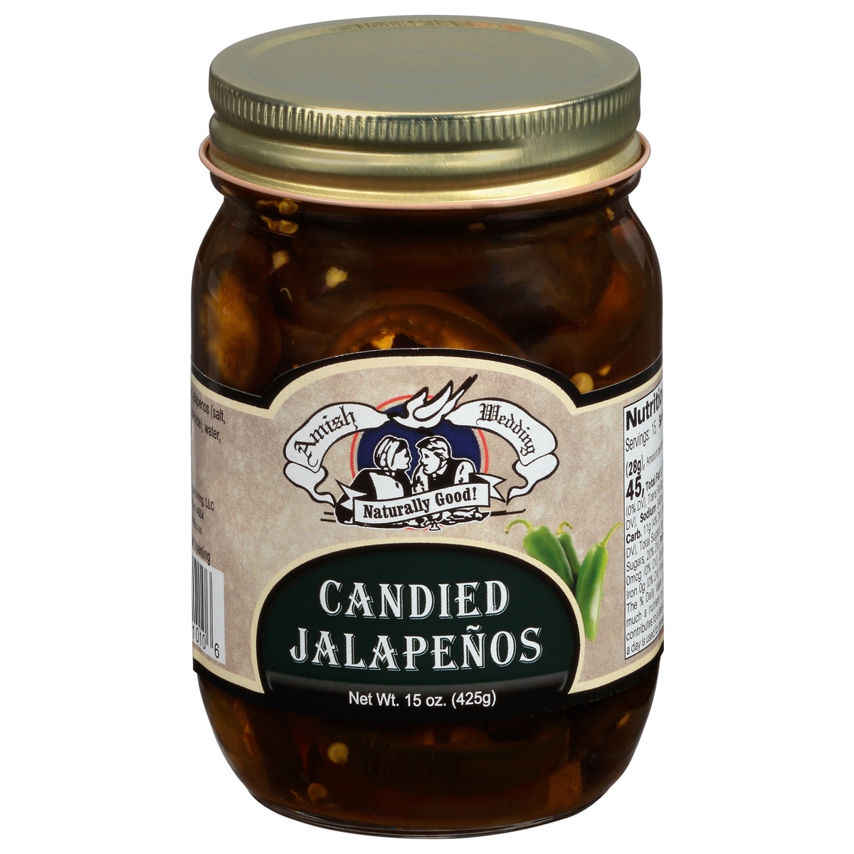 Amish Wedding Candied Jalapenos 15 Oz 15 Oz 