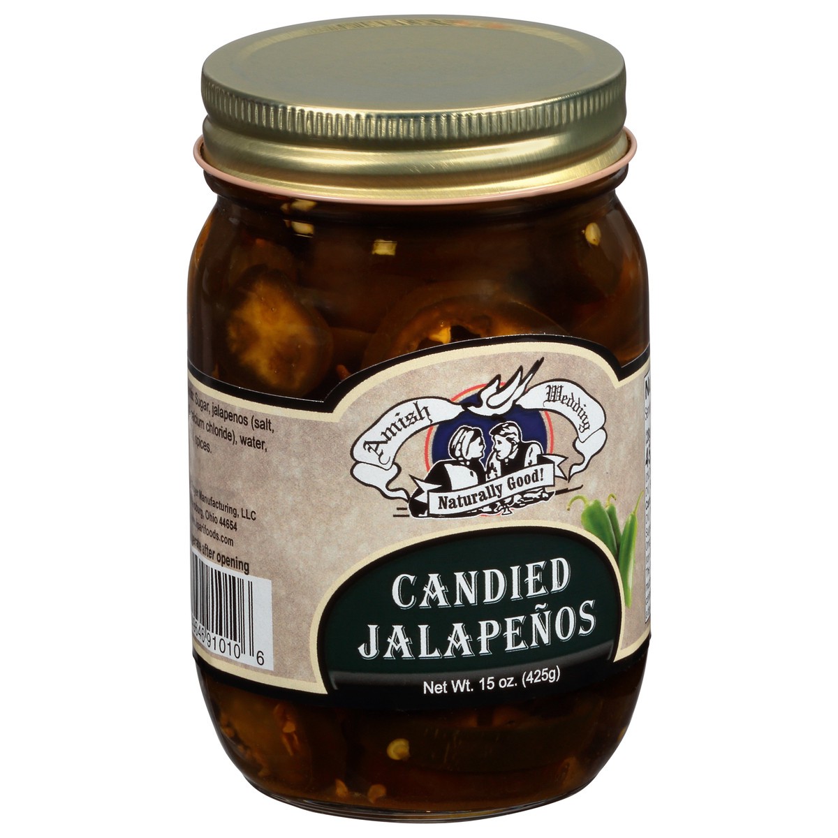 slide 5 of 14, Amish Wedding Amish Candied Jalapenos, 15 oz