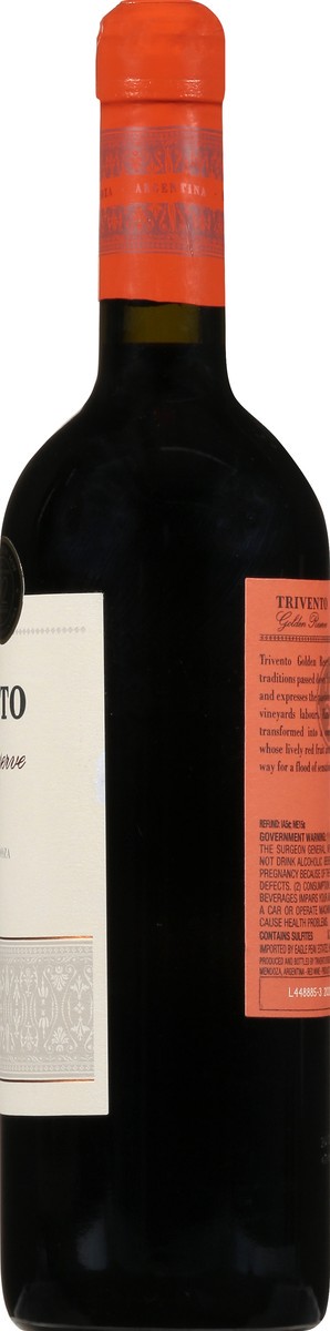 slide 2 of 9, Trivento Bodegas y Vinedos Golden Reserve Argentina Malbec 750 ml, 750 ml