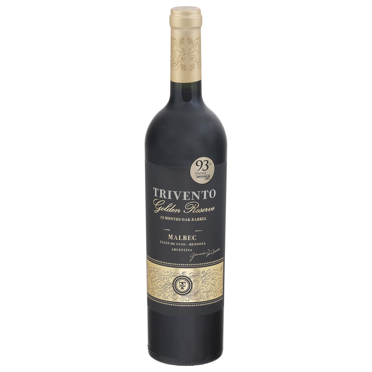slide 1 of 9, Trivento Bodegas y Vinedos Golden Reserve Malbec 750 ml, 750 ml