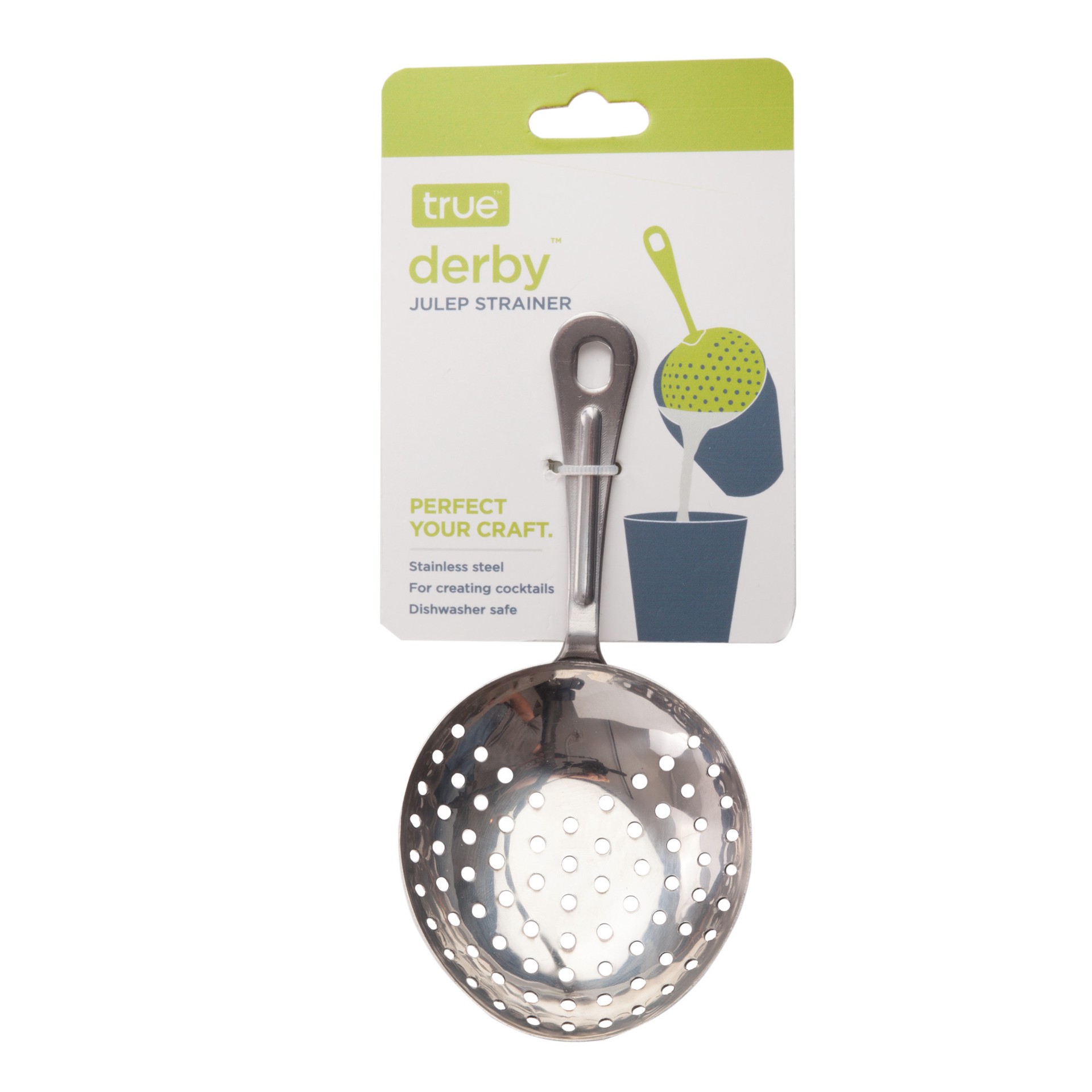 slide 4 of 4, true Derby™ : Julep Strainer, 1 cnt