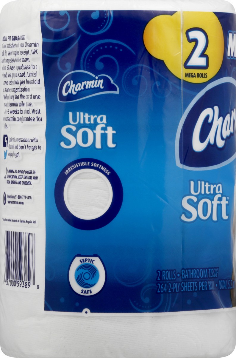 slide 3 of 8, Charmin Ultra Soft Toilet Paper Mega Roll, 4 ct