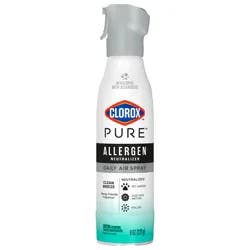 Clorox PURE Allergen Neutralizer Daily Air Spray, Clean Breeze, 8 Ounces