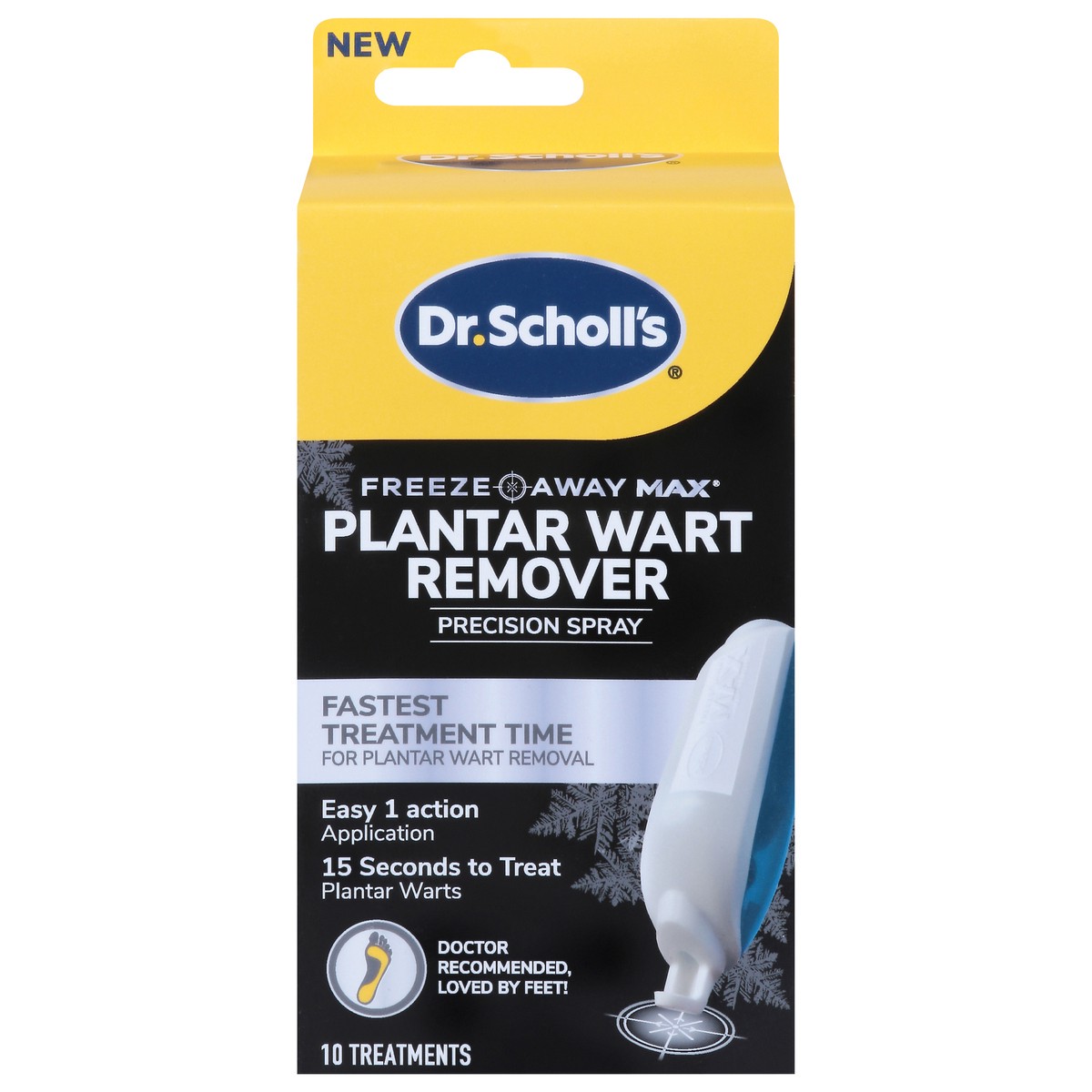 slide 12 of 13, Dr. Scholl's Freeze Away Max Precision Spray Plantar Wart Remover 10 ea, 10 ct
