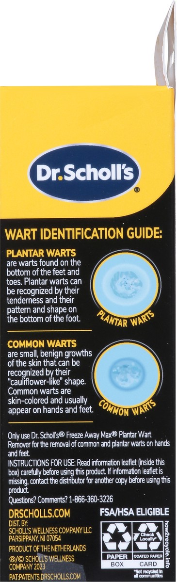 slide 8 of 13, Dr. Scholl's Freeze Away Max Precision Spray Plantar Wart Remover 10 ea, 10 ct