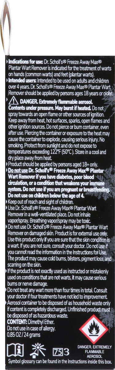 slide 10 of 13, Dr. Scholl's Freeze Away Max Precision Spray Plantar Wart Remover 10 ea, 10 ct