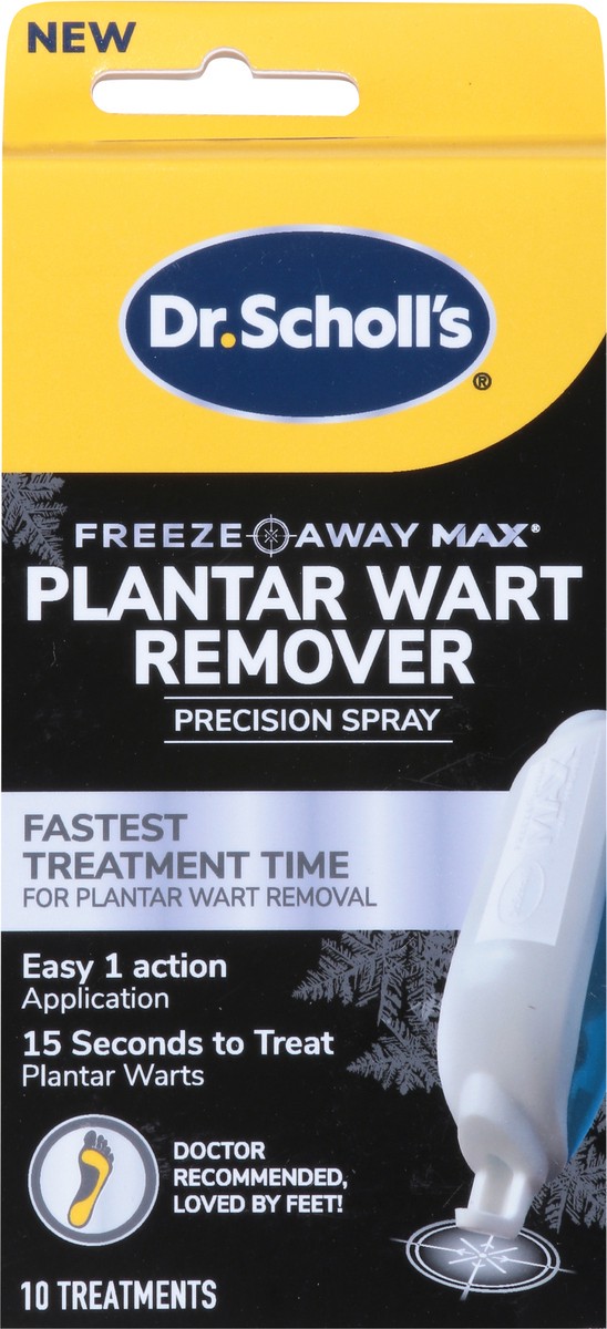 slide 11 of 13, Dr. Scholl's Freeze Away Max Precision Spray Plantar Wart Remover 10 ea, 10 ct