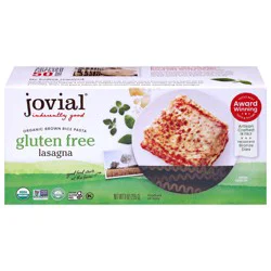 Jovial Gluten Free Organic Brown Rice Pasta Lasagna 9 oz