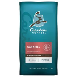 Caribou Coffee, Caramel Hideaway Medium Roast Ground Coffee - 11oz Bag