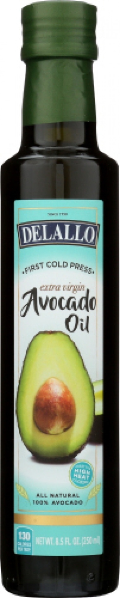 slide 1 of 1, DeLallo Unfiltered Avocado Oil, 8.5 fl oz