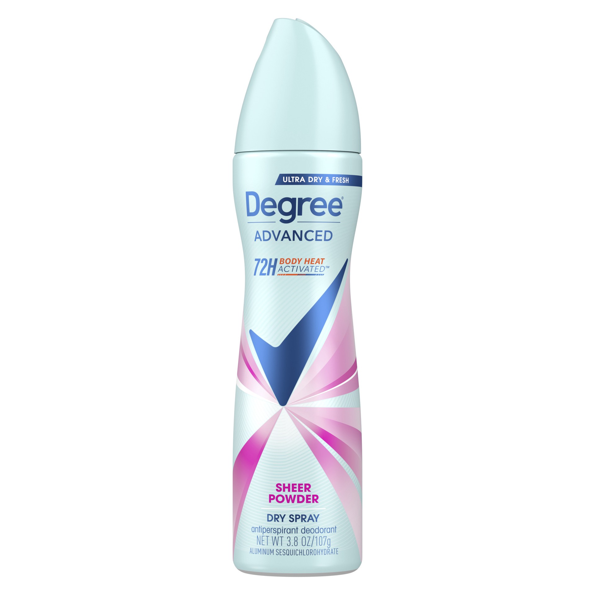 slide 1 of 4, Degree Antiperspirant Deodorant Dry Spray Sheer Powder, 3.8 oz, 3.8 oz