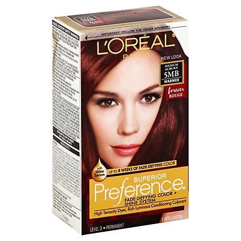 slide 1 of 8, LOreal Hair Color Preference Medium Auburn 5mb - Each, 1 ct