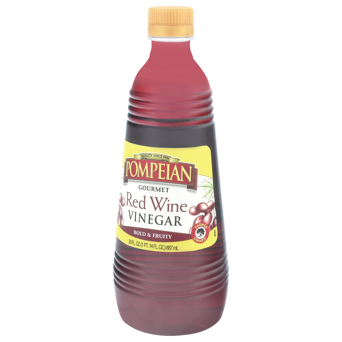 slide 3 of 11, Pompeian Red Wine Vinegar, 32 fl oz