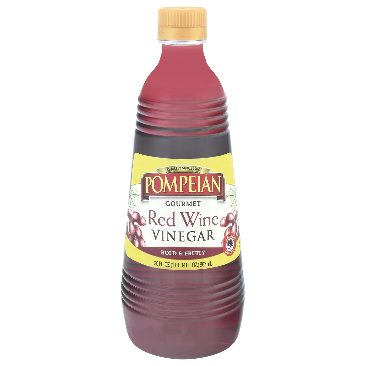 slide 1 of 11, Pompeian Red Wine Vinegar, 32 fl oz