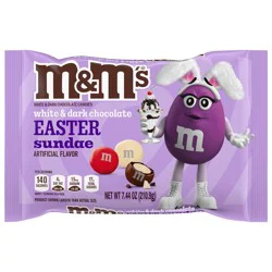 M&M'S Easter Sundae White Chocolate & Dark Chocolate Easter Candy, 7.44 Oz. Bag