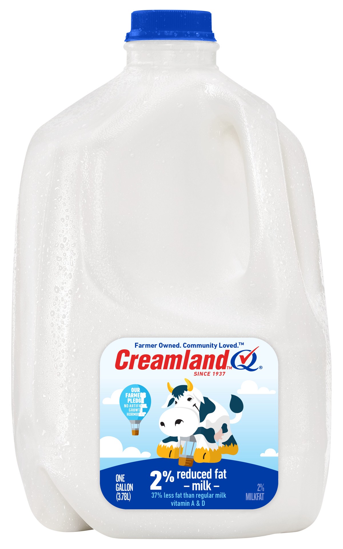 slide 1 of 1, CREAMLAND DAIRIES 2% Milk, 1 gal