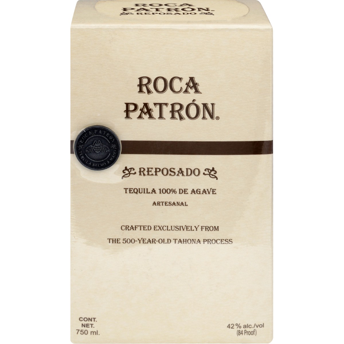 slide 1 of 8, Patrón Roca Patron Reposado 42% 75Cl/750Ml, 750 ml