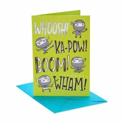 American Greetings Ninja Birthday Card For Kid