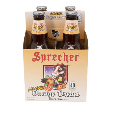 slide 1 of 1, Sprecher Lo-Cal Orange Dream- 12 fl oz, 12 fl oz