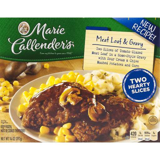 slide 7 of 13, Marie Callender's Meat Loaf & Gravy, 14 oz