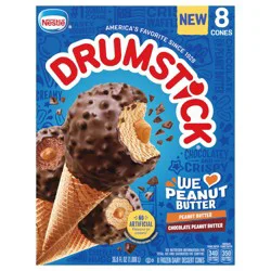 Drumstick® Chocolate Peanut Butter and Peanut Butter Cones Variety Pack
