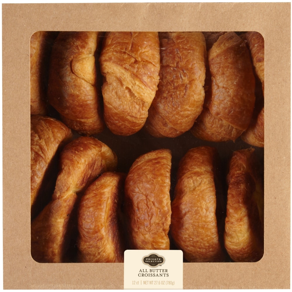 slide 1 of 1, Private Selection All Butter Croissants, 12 ct