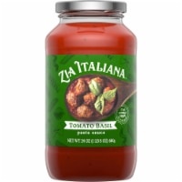slide 1 of 1, Zia Italiana Tomato Basil Pasta Sauce, 24 oz