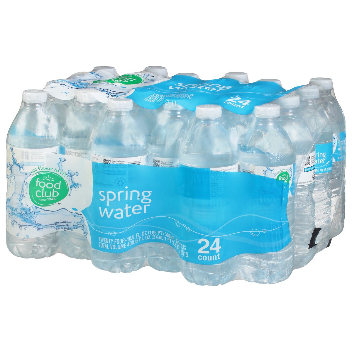 slide 3 of 9, Food Club Spring Water, 1 ct