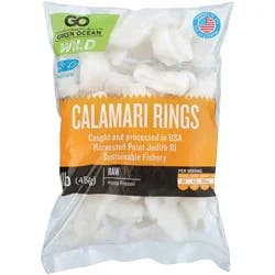 Green Ocean Frozen Raw Calamari Rings